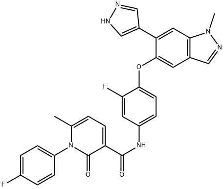 梅沙替尼 结构式