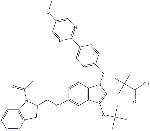 3-(2-ヨードベンゾイル)-1-ペンチル-1H-インドール 化学構造式
