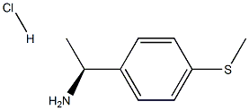 (S)-1-(4-(Methylthio)phenyl)ethanaMine hydrochloride Structure