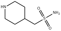 4-哌啶基甲烷磺酰胺 结构式