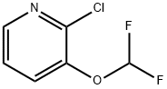 2-クロロ-3-(ジフルオロメトキシ)ピリジン 化学構造式