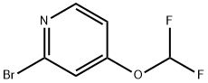2-溴-4-二氟甲氧基-吡啶 结构式