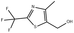 (4-methyl-2-(trifluoromethyl)thiazol-5-yl)methanol Structure