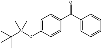 (4-(tert-ButyldiMethylsilanyloxy)phenyl)phenylMethanone Structure