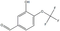 3-hydroxy-4-trifluoromethoxybenzaldehyde,1208078-41-4,结构式