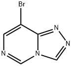 8-ブロモ-[1,2,4]トリアゾロ[4,3-C]ピリミジン 化学構造式
