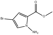 1-氨基-4-溴-1H-吡咯-2-羧酸甲酯,1208361-39-0,结构式