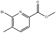 6-溴-5-甲基吡啶甲酸甲酯, 1209093-48-0, 结构式