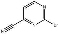 2-Bromopyrimidine-4-carbonitrile Structure