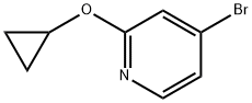 4-溴-2-环丙氧基吡啶, 1209460-14-9, 结构式