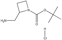 tert-Butyl 2-(aMinoMethyl)azetidine-1-carboxylate hydrochloride Struktur