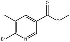 6-溴-5-甲基烟酸甲酯,1210451-92-5,结构式