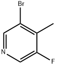 3-BroMo-5fluoro-4-Methylpyridine Struktur