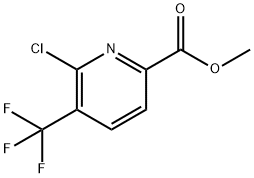 6-クロロ-5-(トリフルオロメチル)ピコリン酸メチル 化学構造式