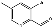 3-溴-5-甲基吡啶-2-甲醛 结构式