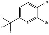 2-Bromo-3-chloro-6-(trifluoromethyl)pyridine Structure