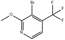 3-溴-2-甲氧基-4-(三氟甲基)吡啶 结构式