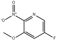 3-Methoxy-5-fluoro-2-nitro pyridine, 1211528-10-7, 结构式