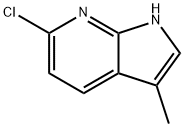 6-クロロ-3-メチル-7-アザインドール 化学構造式