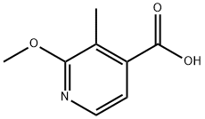 2-メトキシ-3-メチルイソニコチン酸 化学構造式