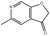 5-Methylfuro[2,3-c]pyridin-3(2H)-one hydrochloride Struktur