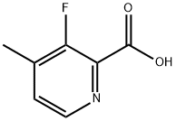2-羧酸-3-氟-4-甲基吡啶, 1211587-40-4, 结构式
