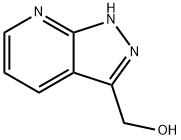 1H-PYRAZOLO[3,4-B]PYRIDINE-3-METHANOL 结构式