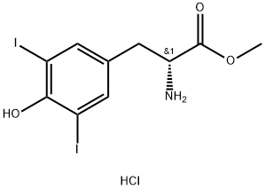 3,5-二碘-L-酪氨酸甲酯盐酸盐, 1212085-18-1, 结构式