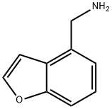 BENZOFURAN-4-YLMETHANAMINE, 121212-25-7, 结构式