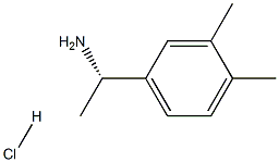 (S)-1-(3,4-二甲基苯基)乙胺盐酸盐,1212186-90-7,结构式