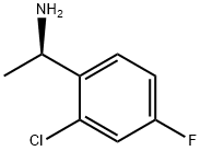 (1R)-1-(2-CHLORO-4-FLUOROPHENYL)ETHAN-1-AMINE Structure