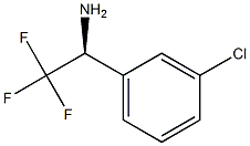 (S)-1-(3-Chlorophenyl)-2,2,2-trifluoroethanaMine Struktur