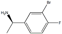 (1R)-1-(3-BROMO-4-FLUOROPHENYL)ETHANAMINE Struktur