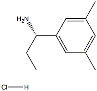 (S)-1-(3,5-二甲基苯基)丙-1-胺盐酸盐, 1212852-35-1, 结构式