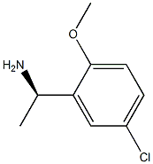 (R)-1-(5-chloro-2-Methoxyphenyl)ethanaMine Struktur