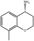 (4R)-8-Methyl-3,4-dihydro-2H-chroMen-4-aMine Structure