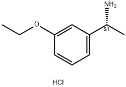 (R)-1-(3-乙氧基苯基)乙烷-1-胺盐酸盐 结构式