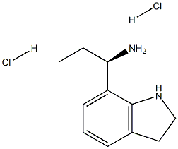(R)-1-(吲哚啉-7-基)丙-1-胺,1213148-89-0,结构式