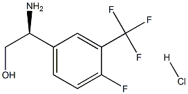 (S)-2-氨基-2-(4-氟-3-(三氟甲基)苯基)乙醇, 1213413-72-9, 结构式