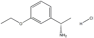 (S)-1-(3-乙氧基苯基)乙烷-1-胺盐酸盐, 1213547-94-4, 结构式