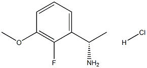 (S)-1-(2-Fluoro-3-Methoxyphenyl)ethanaMine hydrochloride Struktur