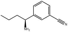 (S)-3-(1-AMinobutyl)benzonitrile hydrochloride Structure