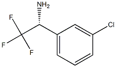 (R)-1-(3-氯苯基)-2,2,2-三氟乙烷-1-胺 结构式