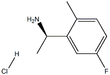 (R)-1-(5-Fluoro-2-Methylphenyl)ethanaMine hydrochloride Structure