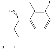 (S)-1-(3-氟-2-甲基苯基)丙烷-1-胺, 1213651-35-4, 结构式