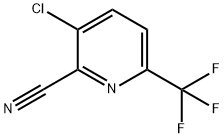 3-Chloro-2-cyano-6-(trifluoromethyl)pyridine Structure