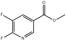 5,6-二氟烟酸甲酯, 1214336-05-6, 结构式