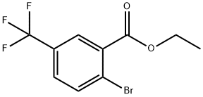 2-溴-5-三氟甲基苯甲酸乙酯 结构式