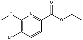Ethyl 5-broMo-6-Methoxypicolinate Struktur