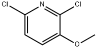 2,6-ジクロロ-3-メトキシピリジン 化学構造式
